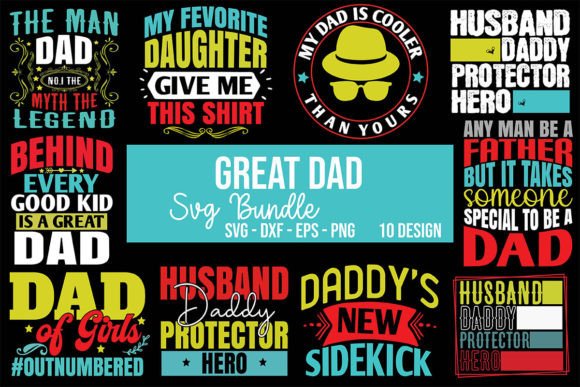 Great Dad Svg Bundle